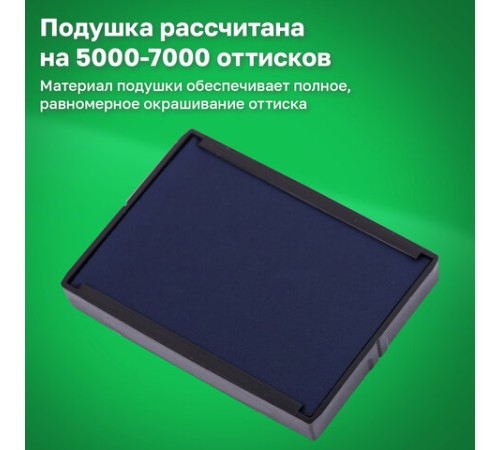 Оснастка для штампа, размер оттиска 50х30 мм, синий, TRODAT 4929, подушка в комплекте, 53063