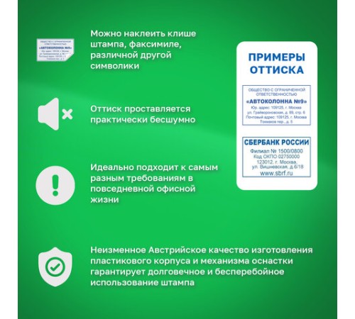 Оснастка для штампа, размер оттиска 50х30 мм, синий, TRODAT 4929, подушка в комплекте, 53063