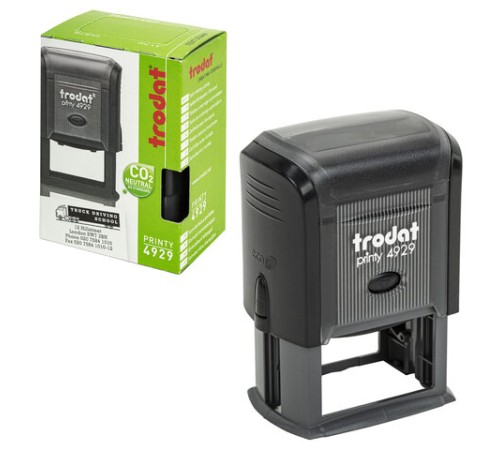 Оснастка для штампа, размер оттиска 50х30 мм, синий, TRODAT 4929, подушка в комплекте, 53063