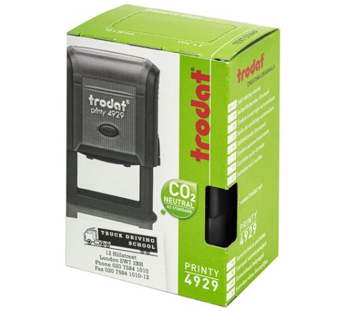 Оснастка для штампа, размер оттиска 50х30 мм, синий, TRODAT 4929, подушка в комплекте, 53063