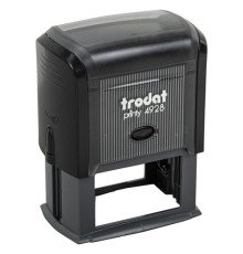 Оснастка для штампа, размер оттиска 60х33 мм, синий, TRODAT 4928, подушка в комплекте, 53122
