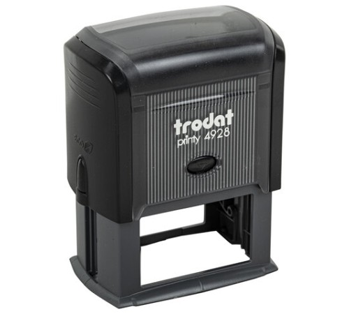 Оснастка для штампа, размер оттиска 60х33 мм, синий, TRODAT 4928, подушка в комплекте, 53122