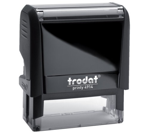 Оснастка для штампа, размер оттиска 64х26 мм, синий, TRODAT 4914 P4, подушка в комплекте, 52826