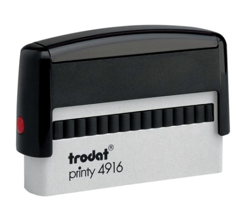 Оснастка для штампа, размер оттиска 70х10 мм, синий, TRODAT 4916 P4, подушка в комплекте, 52908