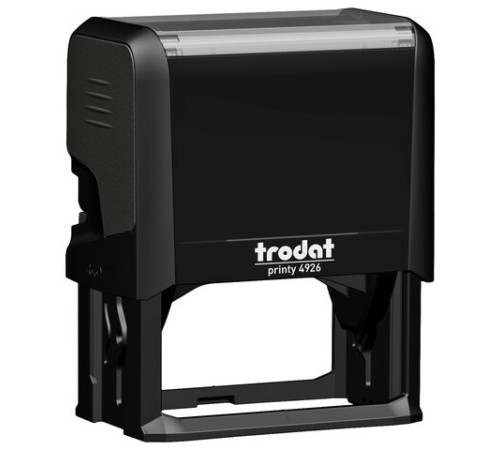 Оснастка для штампа, размер оттиска 75х38 мм, синий, TRODAT 4926, подушка в комплекте, 53109