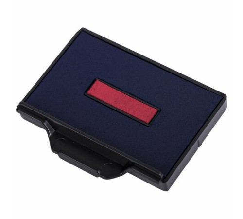 Подушка сменная 56х33 мм, сине-красная, для TRODAT 5460, 5465, арт. 6/56/2, 72809