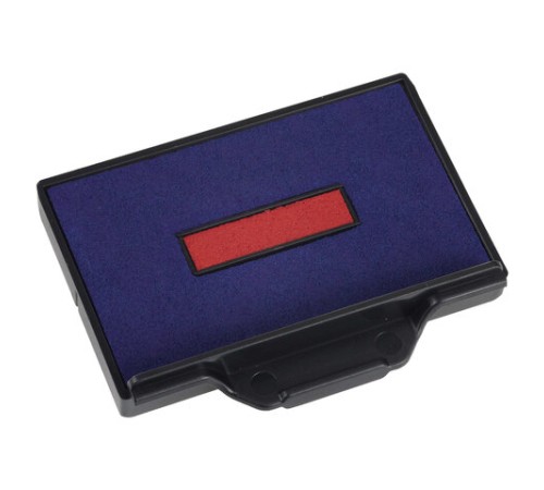 Подушка сменная 56х33 мм, сине-красная, для TRODAT 5460, 5465, арт. 6/56/2, 72809