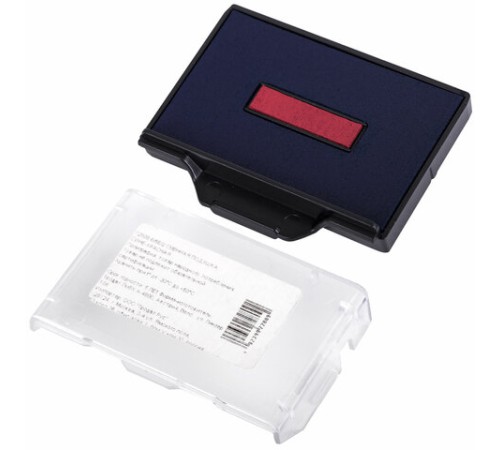 Подушка сменная 56х33 мм, сине-красная, для TRODAT 5460, 5465, арт. 6/56/2, 72809