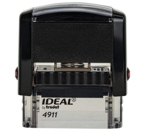 Оснастка для штампа, размер оттиска 38х14 мм синий, TRODAT IDEAL 4911 P2, подушка в комплекте, 125417