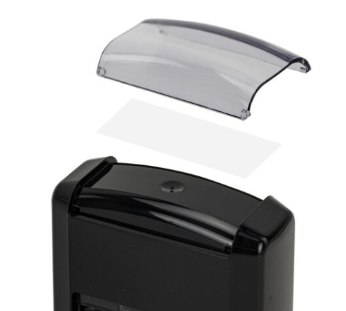 Оснастка для штампа, размер оттиска 38х14 мм синий, TRODAT IDEAL 4911 P2, подушка в комплекте, 125417