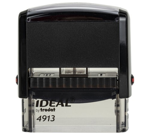 Оснастка для штампа, размер оттиска 58х22 мм, синий, TRODAT IDEAL 4913 P2, подушка в комплекте, 125423