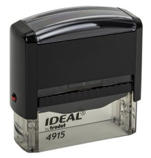 Оснастка для штампа, размер оттиска 70х25 мм, синий, TRODAT IDEAL 4915 P2, подушка в комплекте, 125429