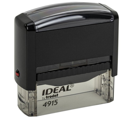 Оснастка для штампа, размер оттиска 70х25 мм, синий, TRODAT IDEAL 4915 P2, подушка в комплекте, 125429
