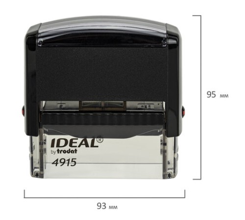 Оснастка для штампа, размер оттиска 70х25 мм, синий, TRODAT IDEAL 4915 P2, подушка в комплекте, 125429