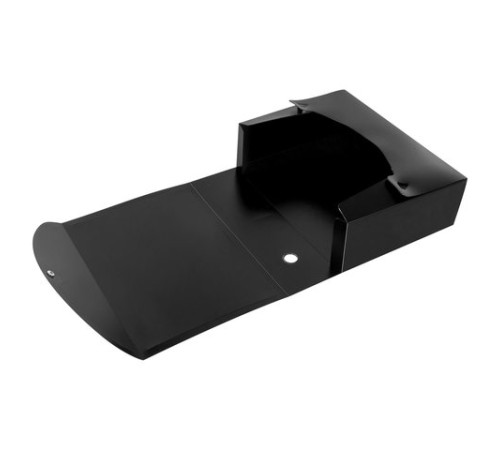 Короб архивный (330х245 мм), 100 мм, пластик, разборный, до 900 листов, черный, 0,9 мм, BRAUBERG 