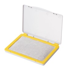 Штемпельная подушка BRAUBERG, 120х90 мм (рабочая поверхность 105х65 мм), неокрашенная, 236870