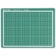 Коврик (мат) для резки BRAUBERG, 3-слойный, А4 (300х220 мм), двусторонний, толщина 3 мм, зеленый, 236905