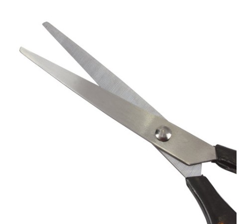 Ножницы STAFF Basic 160 мм, ручки под янтарь, ПВХ чехол с европодвесом, 236937