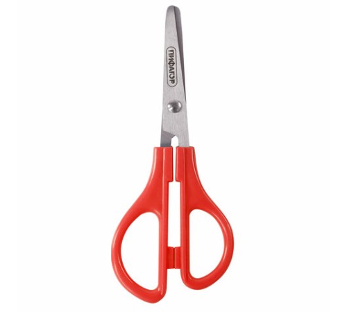 Ножницы ПИФАГОР, 145 мм, ассиметричные ручки, картонная упаковка с подвесом, 236985