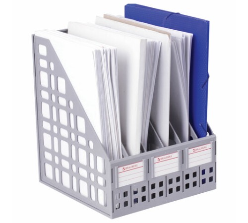 Лоток вертикальный для бумаг BRAUBERG 