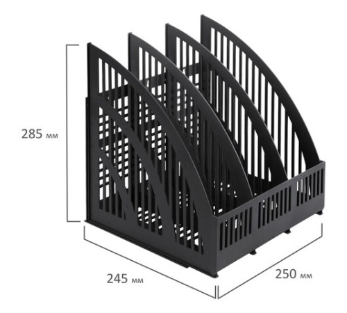 Лоток вертикальный для бумаг BRAUBERG 