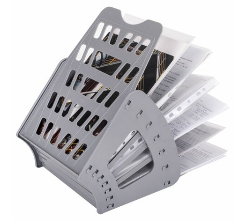 Лоток для бумаг веерный BRAUBERG 