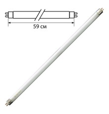 Лампа люминесцентная OSRAM L18/640, 18 Вт, цоколь G13, в виде трубки, длина 59 см, хол. белый свет