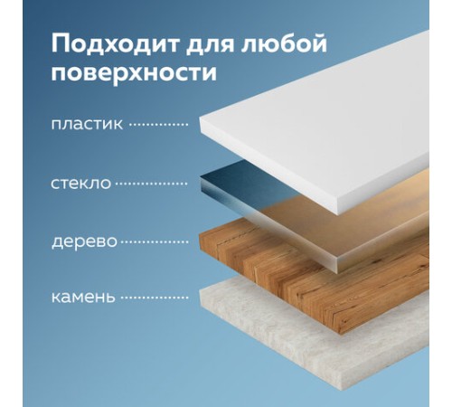 Коврик-подкладка настольный для письма, 48х65 см, STAFF, прозрачный, 237089