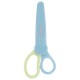 Ножницы ЮНЛАНДИЯ, 135 мм, с футляром для лезвий, мятно-голубые, блистер, 237110