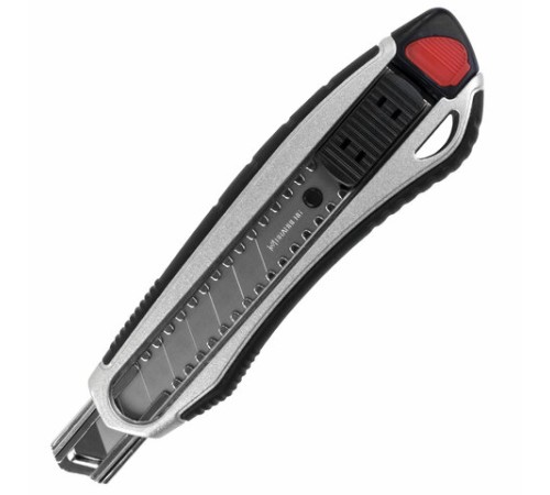 Нож канцелярский мощный 18 мм BRAUBERG 