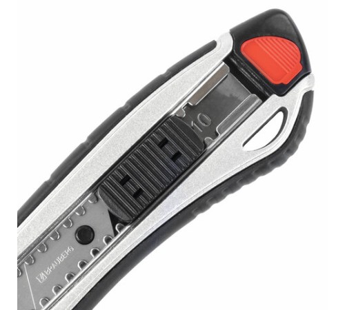 Нож канцелярский мощный 18 мм BRAUBERG 