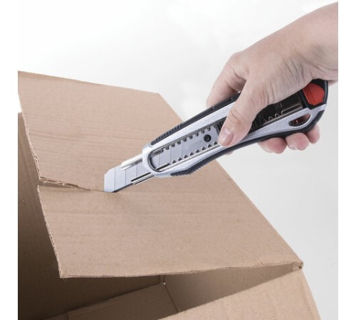 Нож канцелярский мощный 18 мм BRAUBERG 