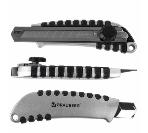 Нож канцелярский 18 мм BRAUBERG 