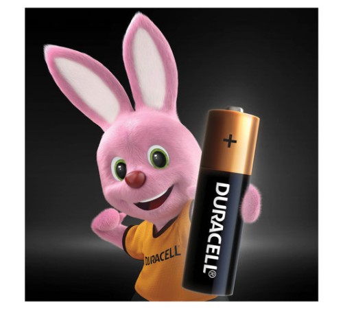 Батарейки КОМПЛЕКТ 4 шт., DURACELL Basic ОРИГИНАЛ, AA (LR6, 15А), алкалиновые, пальчиковые, MN 1500 АА LR6