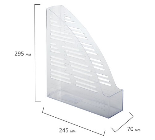 Лоток вертикальный для бумаг BRAUBERG 