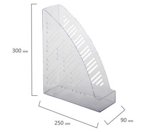 Лоток вертикальный для бумаг BRAUBERG 