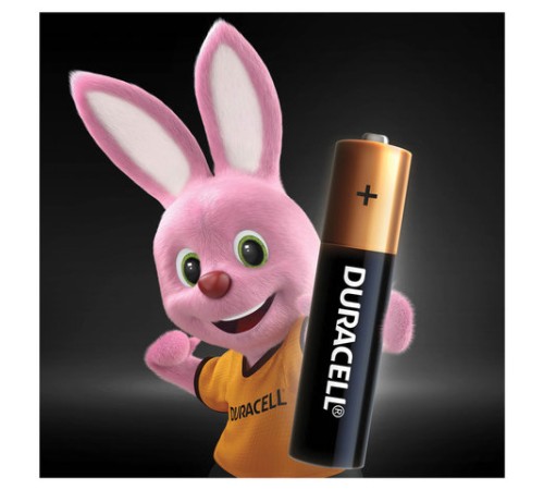 Батарейки КОМПЛЕКТ 4 шт., DURACELL Basic ОРИГИНАЛ, AAA (LR03, 24А), алкалиновые, мизинчиковые, MN 2400 AAA LR3