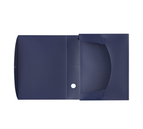 Короб архивный (330х245 мм), 70 мм, пластик, разборный, до 750 листов, синий, 0,7 мм, STAFF, 237274