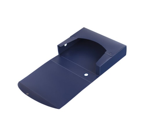 Короб архивный (330х245 мм), 70 мм, пластик, разборный, до 750 листов, синий, 0,7 мм, STAFF, 237274