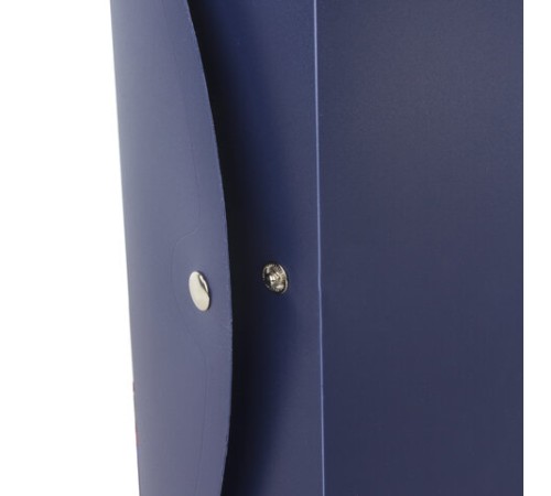 Короб архивный (330х245 мм), 70 мм, пластик, разборный, до 750 листов, синий, 0,7 мм, STAFF, 237274