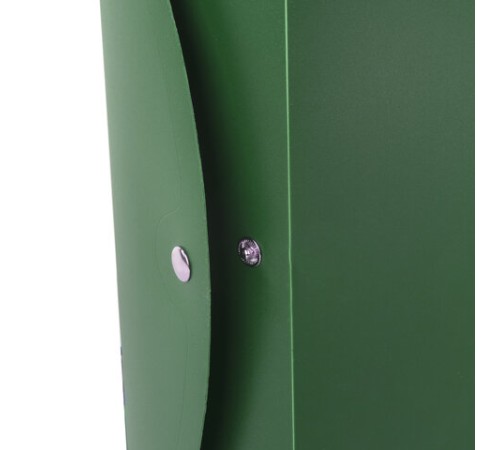 Короб архивный (330х245 мм), 70 мм, пластик, разборный, до 750 листов, зеленый, 0,7 мм, STAFF, 237277