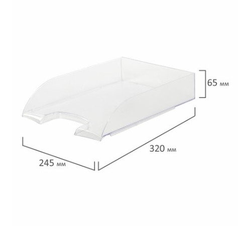 Лоток горизонтальный для бумаг BRAUBERG 