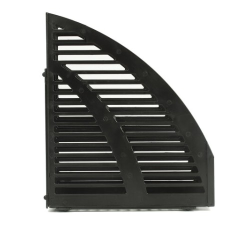 Лоток вертикальный для бумаг STAFF, 245х165х285 мм, 3 отделения, сетчатый, сборный, черный, 237293