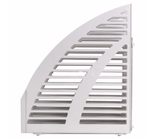 Лоток вертикальный для бумаг STAFF, 245х165х285 мм, 3 отделения, сетчатый, сборный, серый, 237294