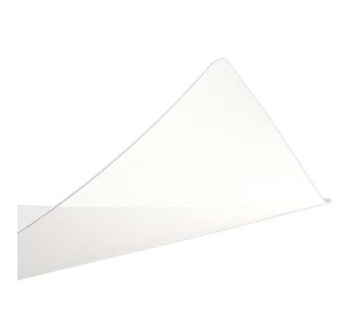 Коврик-подкладка настольный сверхпрочный 500х1200 мм, прозрачный, 1 мм, BRAUBERG, 237372