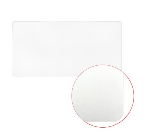 Коврик-подкладка настольный сверхпрочный 600х1200 мм, прозрачный, 1 мм, BRAUBERG, 237373