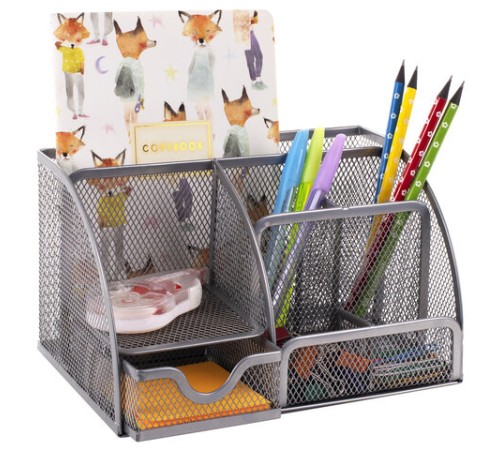 Подставка-органайзер металлическая BRAUBERG 