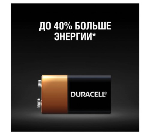 Батарейка DURACELL Basic ОРИГИНАЛ, 6LR61 (КРОНА), алкалиновая, 1 шт., 9 В, блистер Батарейка DURACELL Basic ОРИГИНАЛ, 6LR61 (КРОНА), алкалиновая, 1 шт., 9 В, блистер