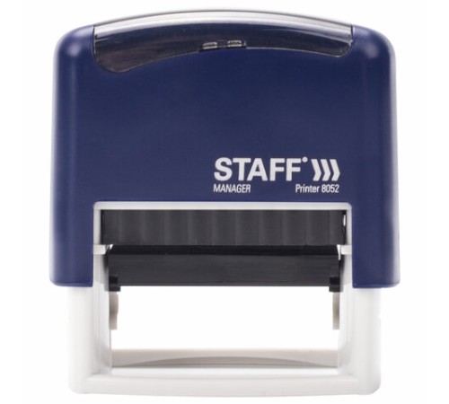 Штамп самонаборный 4-строчный STAFF, оттиск 48х18 мм, 