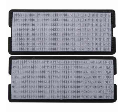 Штамп самонаборный 4-строчный STAFF, оттиск 48х18 мм, 